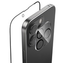 Apple iPhone 16 Pro Max Uyumlu Raptic 2in1 Temperli Ekran Koruyucu + Lens Koruyucu Set