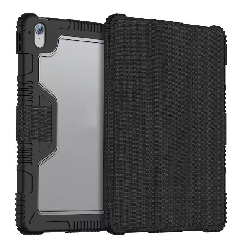 Apple iPad 10.9 2022 Uyumlu (10.Nesil) Raptic Armor Serisi Airbagli Katlanabilir Standlı Smart Cover Kılıf
