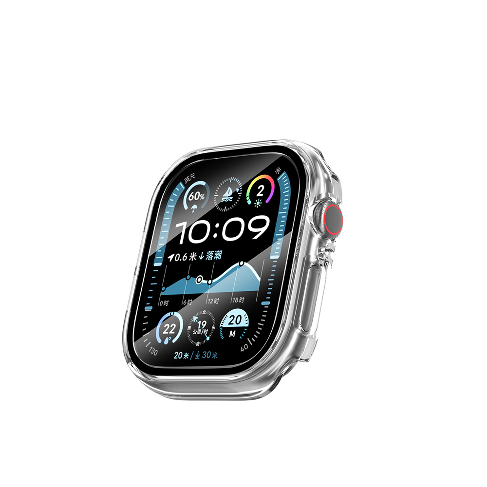 Apple Watch 10 46mm Uyumlu Wiwu JD-108 Kasa Koruyucu + HD Ekran Koruyucu Film