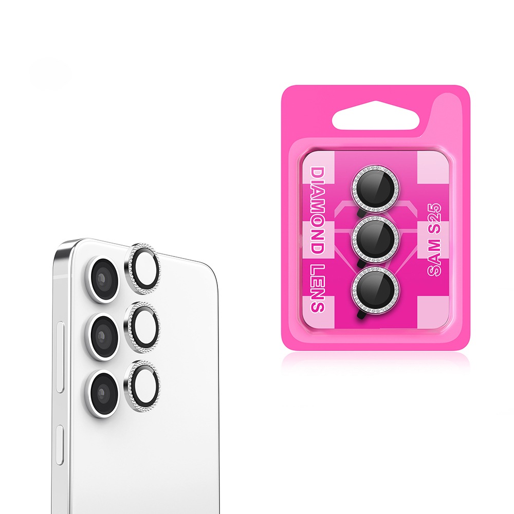 Samsung Galaxy S25 Uyumlu Zore CL-06 Kamera Lens Koruyucu