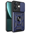 Oppo A3x 4G Uyumlu Kılıf Magnetik Standlı Kamera Korumalı Zore Sürgülü Vega Kapak