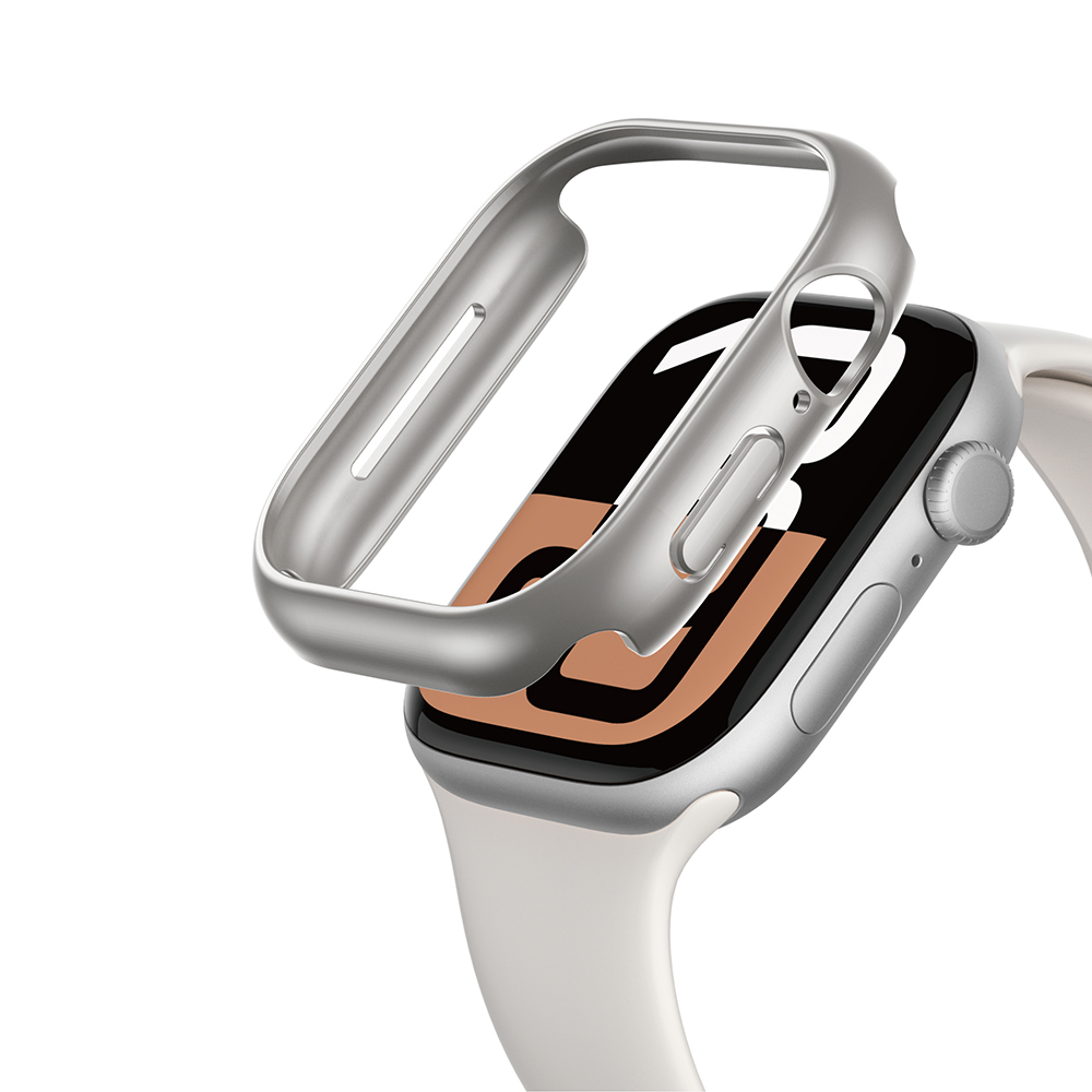 Apple Watch 10 46mm Uyumlu Amazingthing Radix Minimal FrameLite Sert PC Kasa Koruyucu