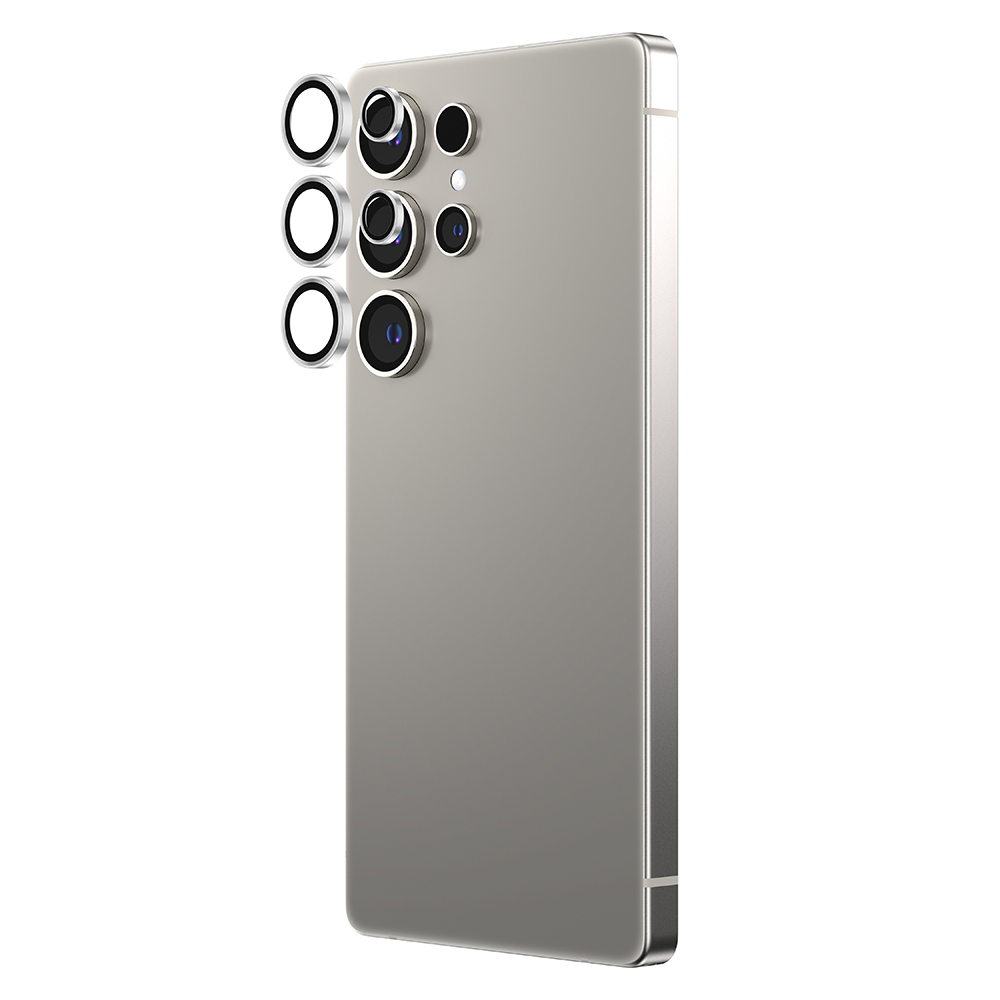 Samsung Galaxy S25 Ultra Uyumlu Amazingthing Anti Reflective Kamera Lens Koruyucu + Kolay Uygulama Aparatlı