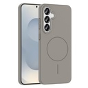 Samsung Galaxy S25 Plus Uyumlu Kılıf M-safe Şarj Özellikli Zore Ruby Sert Kapak