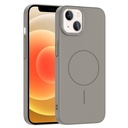 Apple iPhone 13 Uyumlu Kılıf M-safe Şarj Özellikli Zore Ruby Sert Kapak