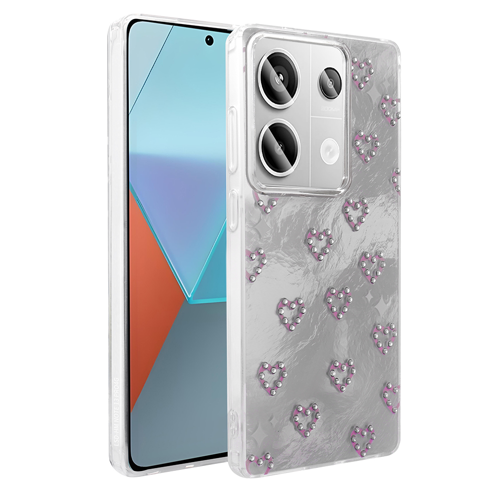 Xiaomi Redmi Note 13 Pro 4G Uyumlu Kılıf Kamera Korumalı Figürlü Zore Ponti Silikon Kapak