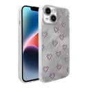 Apple iPhone 15 Uyumlu Kılıf Kamera Korumalı Figürlü Zore Ponti Silikon Kapak