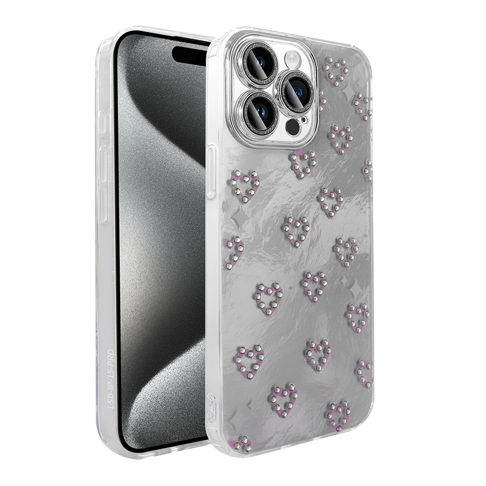 Apple iPhone 15 Pro Max Uyumlu Kılıf Kamera Korumalı Figürlü Zore Ponti Silikon Kapak