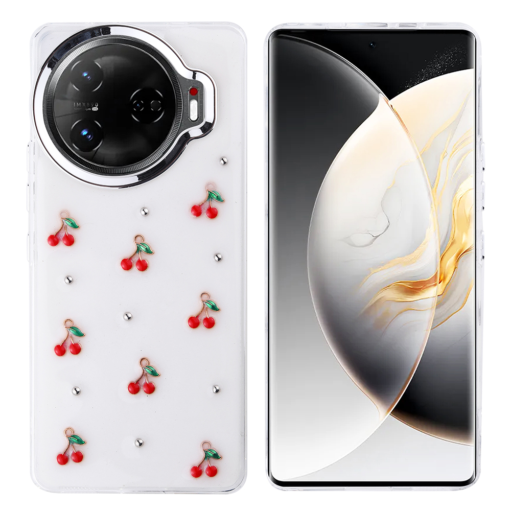 Tecno Camon 30 Pro 5G Uyumlu Kılıf Airbag Tasarımlı Simli Şeffaf Zore Kutup Kapak