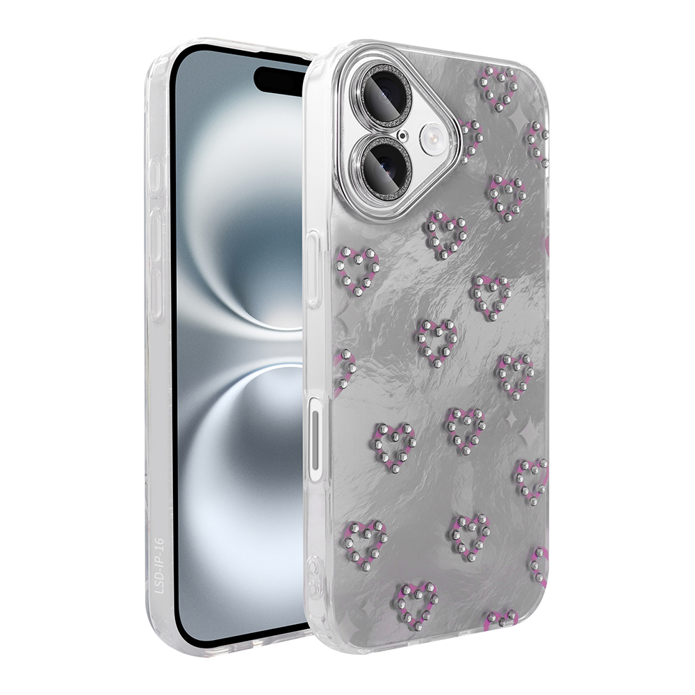 Apple iPhone 16 Uyumlu Kılıf Kamera Korumalı Figürlü Zore Ponti Silikon Kapak