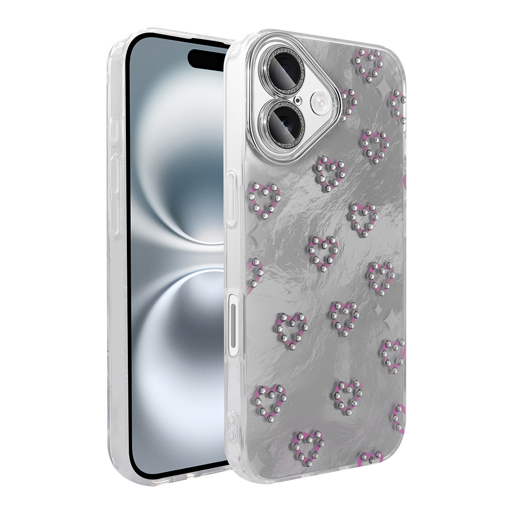 Apple iPhone 16 Plus Uyumlu Kılıf Kamera Korumalı Figürlü Zore Ponti Silikon Kapak