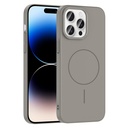 Apple iPhone 14 Pro Max Uyumlu Kılıf M-safe Şarj Özellikli Zore Ruby Sert Kapak