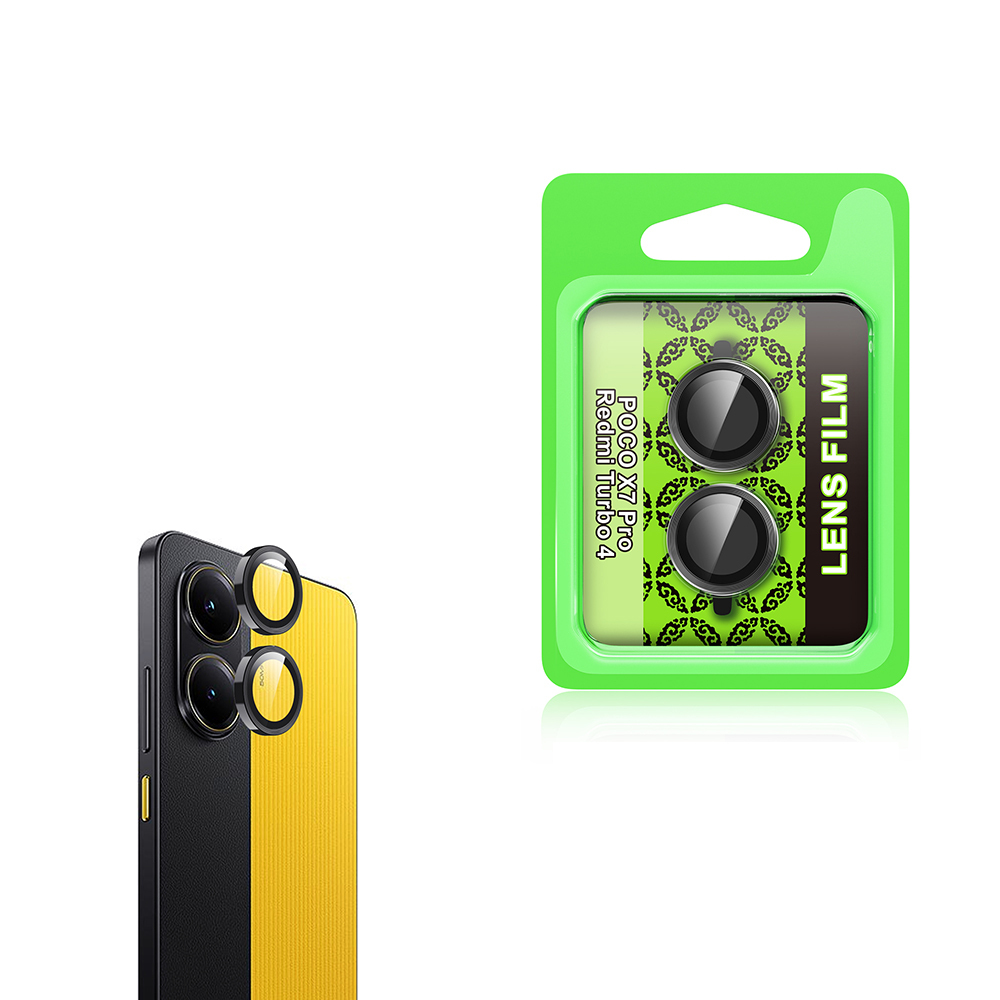 Xiaomi Poco X7 Pro Uyumlu Zore CL-07 Kamera Lens Koruyucu