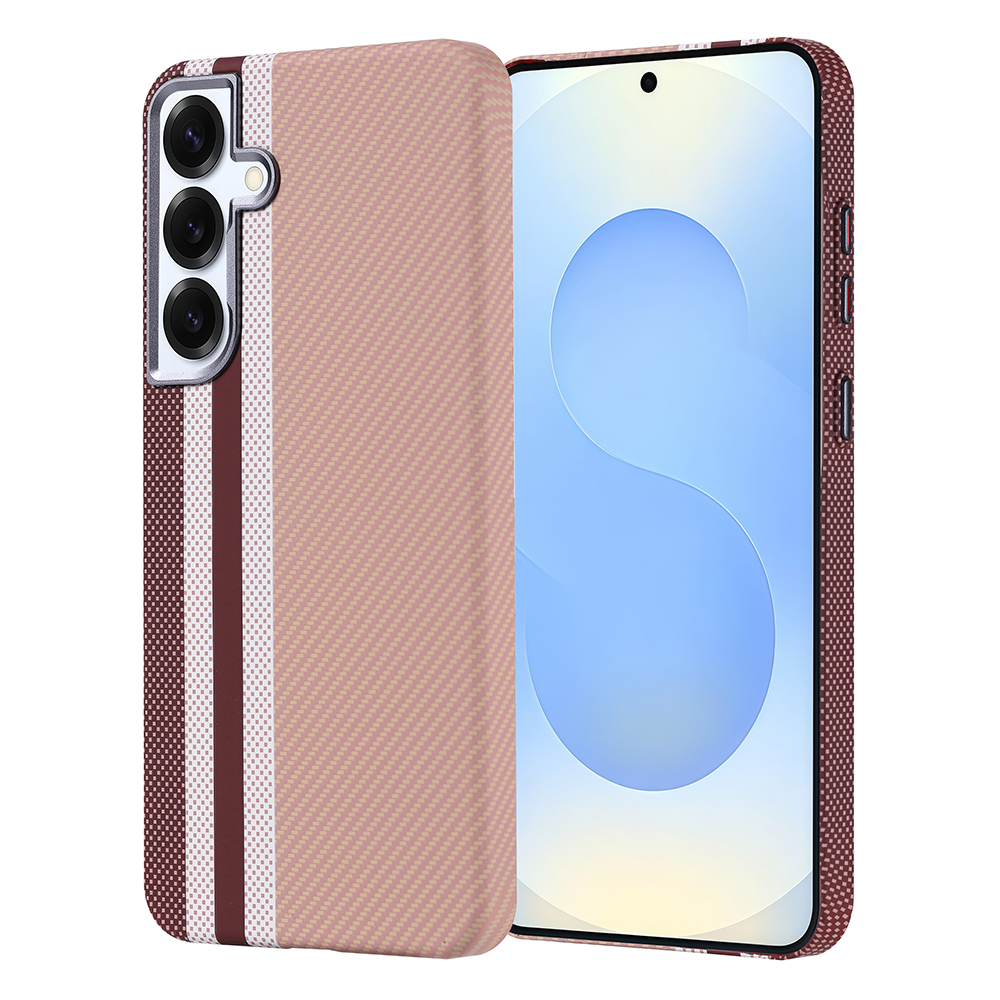 Samsung Galaxy S24 Plus Uyumlu Kılıf M-safe Şarj Özellikli Karbon Fiber Görünümlü Zore Nekst Kapak