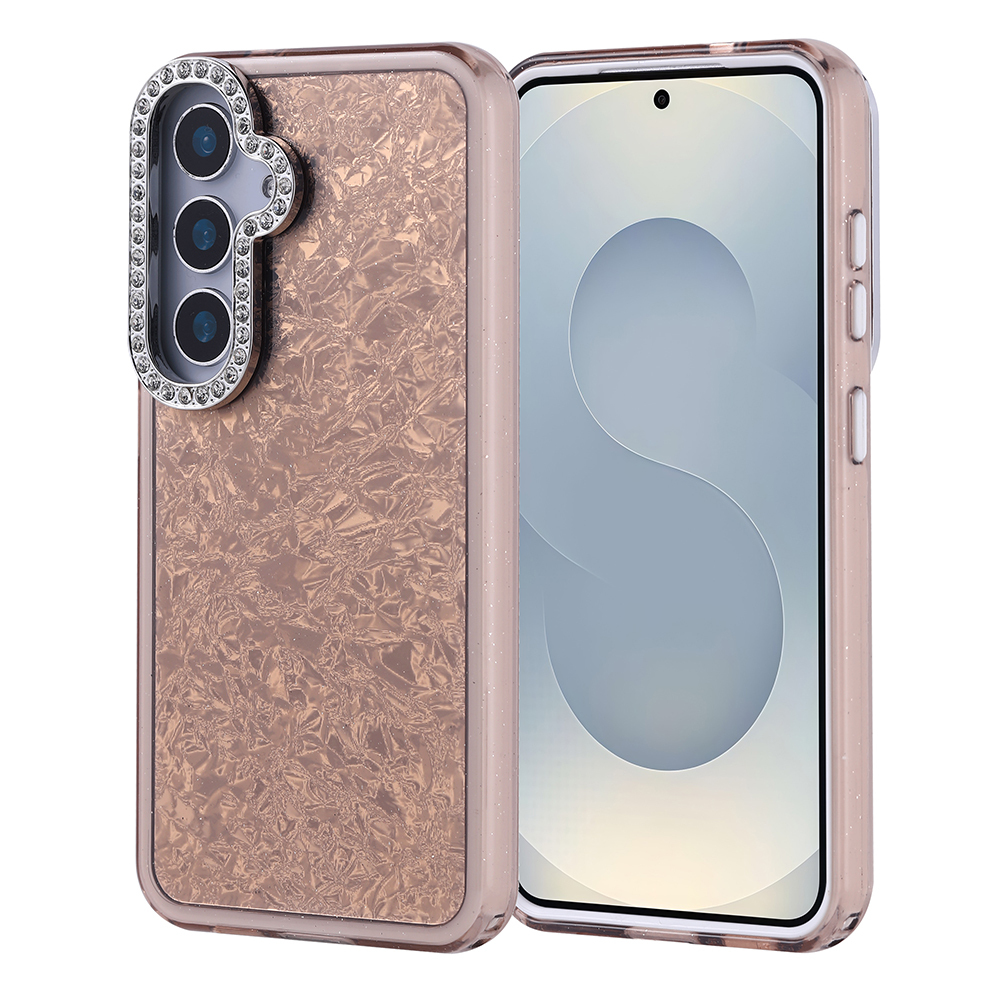 Samsung Galaxy S24 Uyumlu Kılıf Taşlı Tasarımlı Zore Kapi Kapak