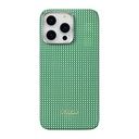 Apple iPhone 15 Pro Max Uyumlu Kılıf M-safe Şarj Özellikli Aramid Fiber Pitaka Ultra-Slim Classic Serisi Forest Green Kapak