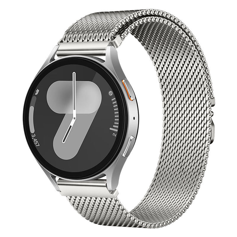 Samsung Galaxy Watch 46mm Uyumlu Zore KRD-25 Metal Hasır Kordon