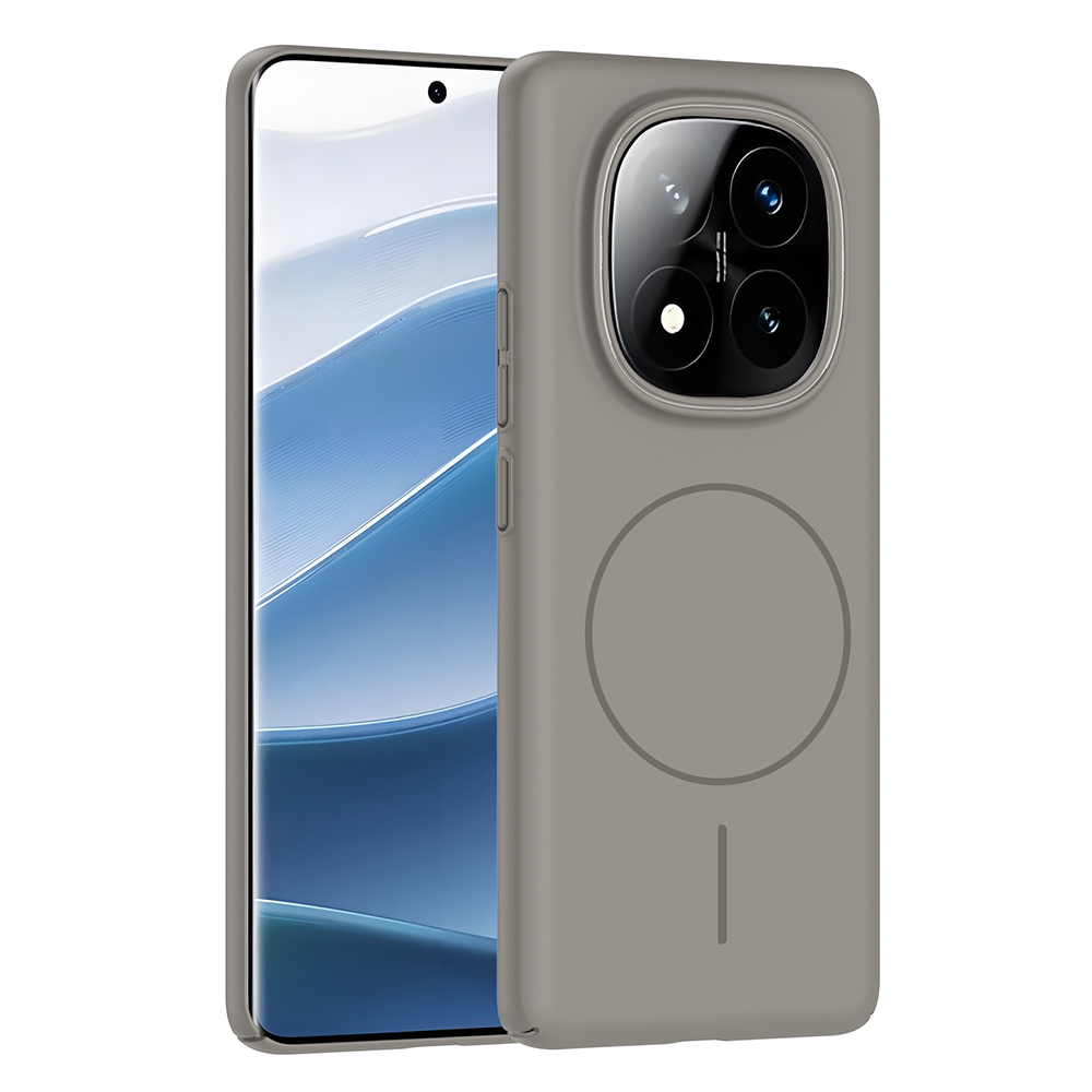 Xiaomi Redmi Note 14 Pro 4G Uyumlu Kılıf M-safe Şarj Özellikli Zore Ruby Sert Kapak