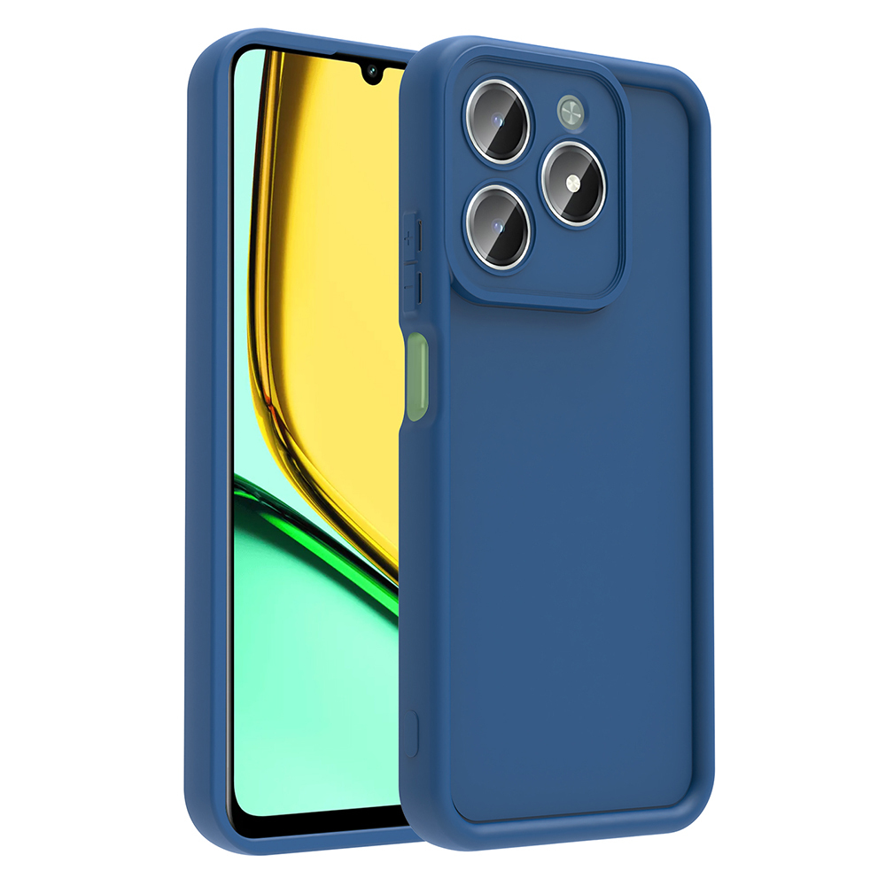 Realme C61 Uyumlu Kılıf Kamera Korumalı Zore Ananas Kapak