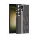 Samsung Galaxy S23 Ultra Uyumlu Kılıf M-safe Şarj Özellikli Karbon Fiber Görünümlü Zore Gros Kapak