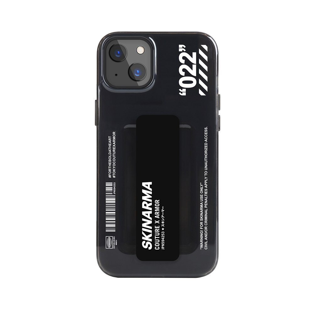 Apple iPhone 13 Uyumlu Kılıf Skinarma Şeffaf Desenli Kaze Kapak