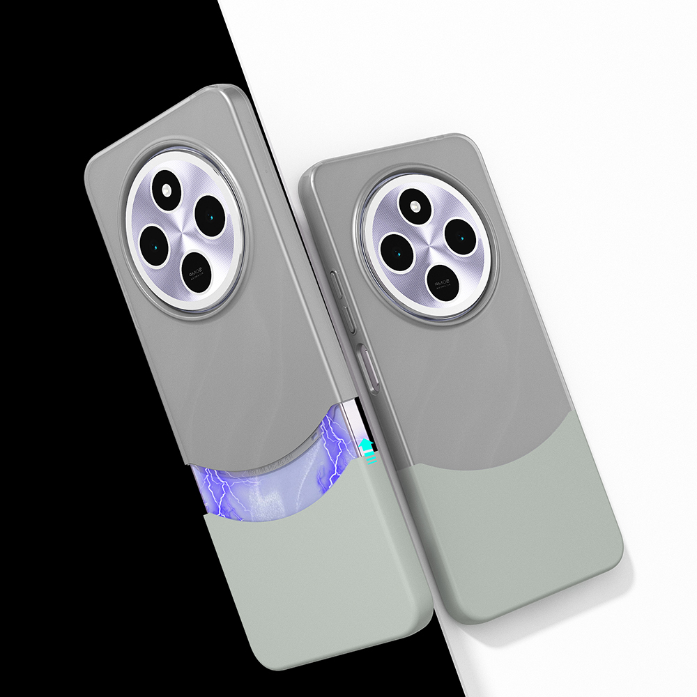 Xiaomi Redmi 14C 4G Uyumlu Kılıf Mıknatıslı Zore Duble Kapak