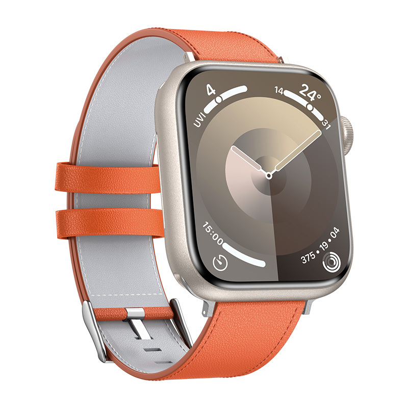 Apple Watch 40mm Uyumlu Benks Vintage Genuine Leather Serisi Deri Kordon Strap Kayış