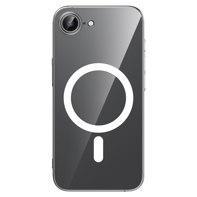 Apple iPhone 16E Uyumlu Kılıf M-safe Şarj Özellikli Benks ​​​​​​Crystal Serisi Şeffaf Kapak