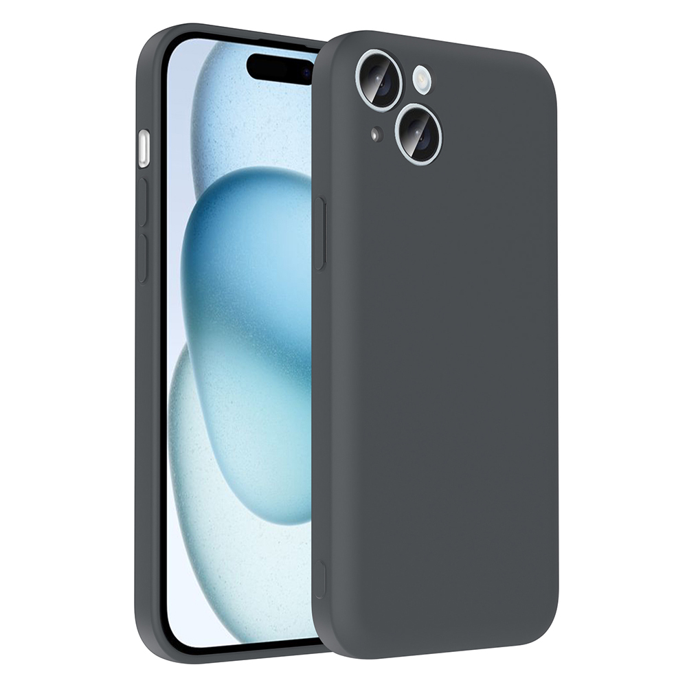 Apple iPhone 15 Plus Uyumlu Kılıf Kamera Korumalı Kartlık Hazneli Zore Vitra Kapak