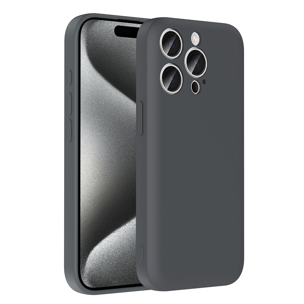 Apple iPhone 15 Pro Uyumlu Kılıf Kamera Korumalı Kartlık Hazneli Zore Vitra Kapak