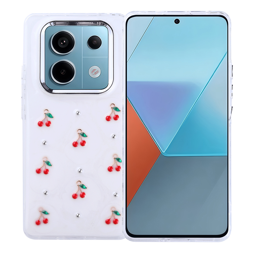 Xiaomi Redmi Note 14 Pro 4G Uyumlu Kılıf Airbag Tasarımlı Simli Şeffaf Zore Kutup Kapak