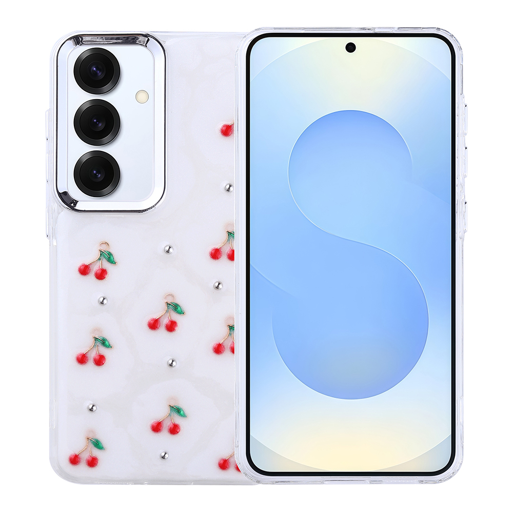 Samsung Galaxy S24 Plus Uyumlu Kılıf Airbag Tasarımlı Simli Şeffaf Zore Kutup Kapak