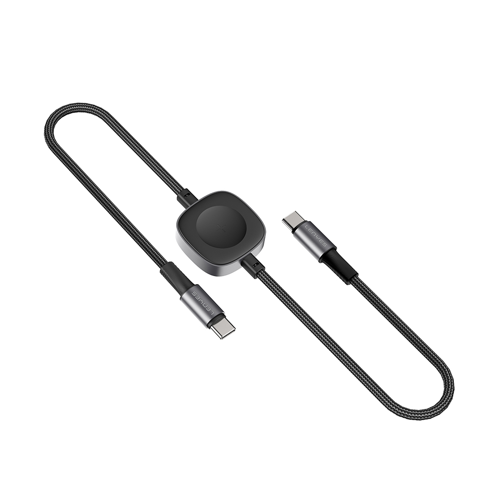 Lenyes LC540 Type-C to Type-C + Akıllı Saat Şarj Kablosu 100W 1.2M
