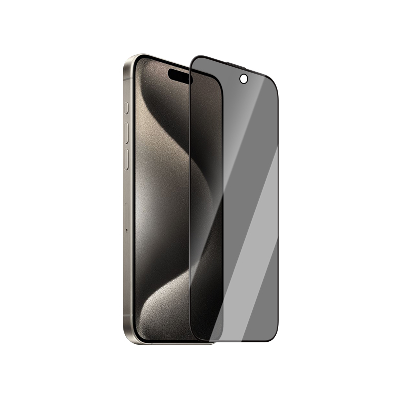 Apple iPhone 14 Pro Uyumlu CaseWorld HD Serisi 0.33mm Privacy Temperli Cam Ekran Koruyucu