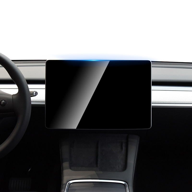 Tesla Model 3 CaseWorld Araç Multimedya Uygulama Aparatlı Ekran Koruyucu