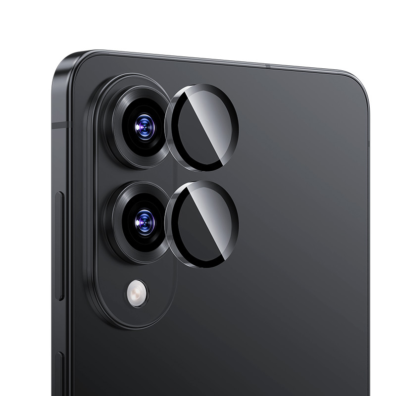 Samsung Galaxy S25 Edge Uyumlu Benks Glass Warrior Kolay Uygulama Aparatlı Kamera Lens Koruyucu