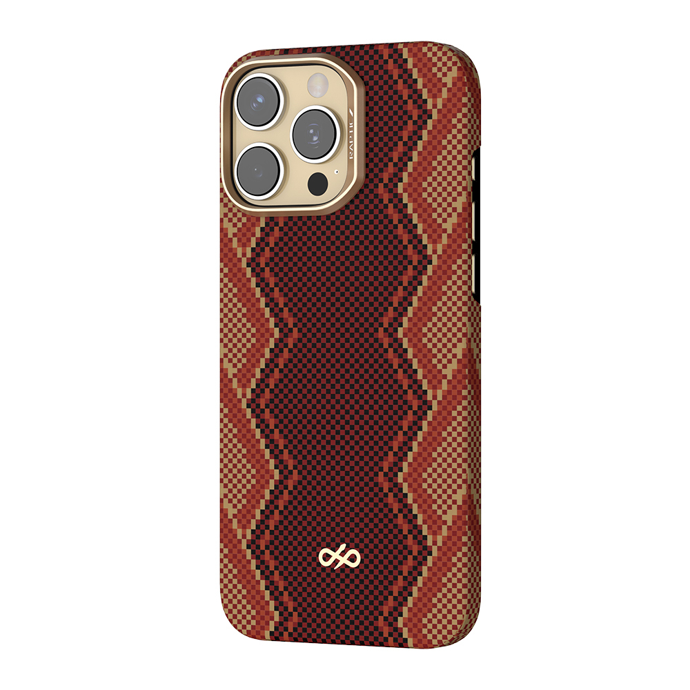 Apple iPhone 16 Pro Uyumlu Kılıf M-safe Şarj Özellikli Raptic Aramid Skin Bionic Serisi Kapak