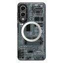 Samsung Galaxy S25 Edge Uyumlu Kılıf M-safe Şarj Özellikli Youngkit Technology Serisi Kapak