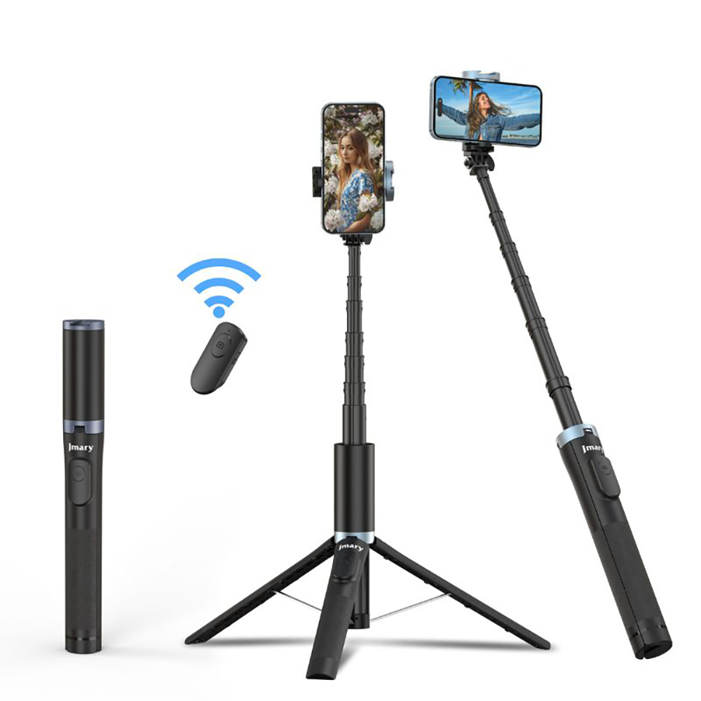 Jmary KT-259 360 Derece Dönebilen Kablosuz Kumandalı Tripod ve Selfie Çubuğu