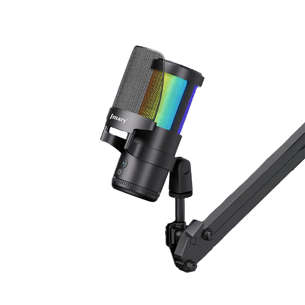 Jmary MC-PW13 Ayrılabilen Pop Filtreli Gürültü Önleyici 360° Dönebilen Tak Çalıştır USB Mikrofon