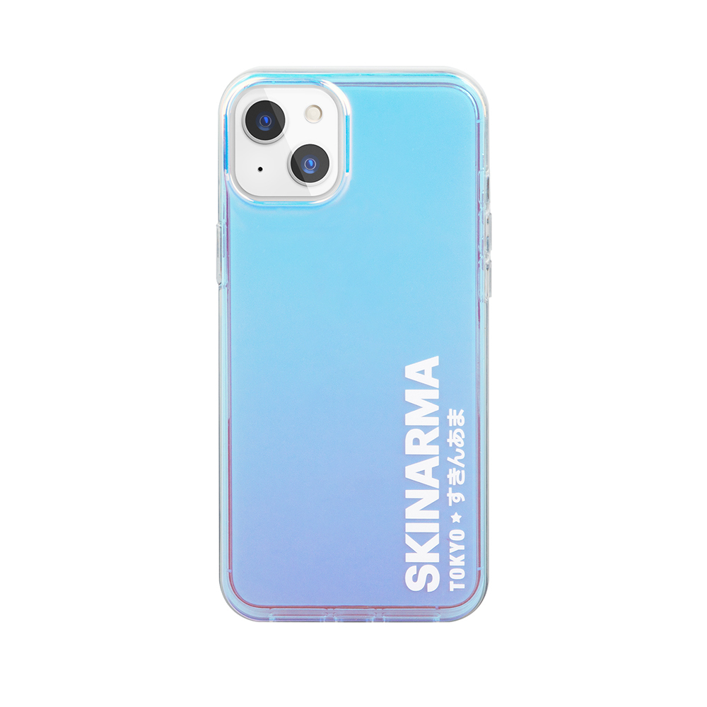 Apple iPhone 13 Uyumlu Kılıf Skinarma IML Baskılı Holografik Kirameku Kapak