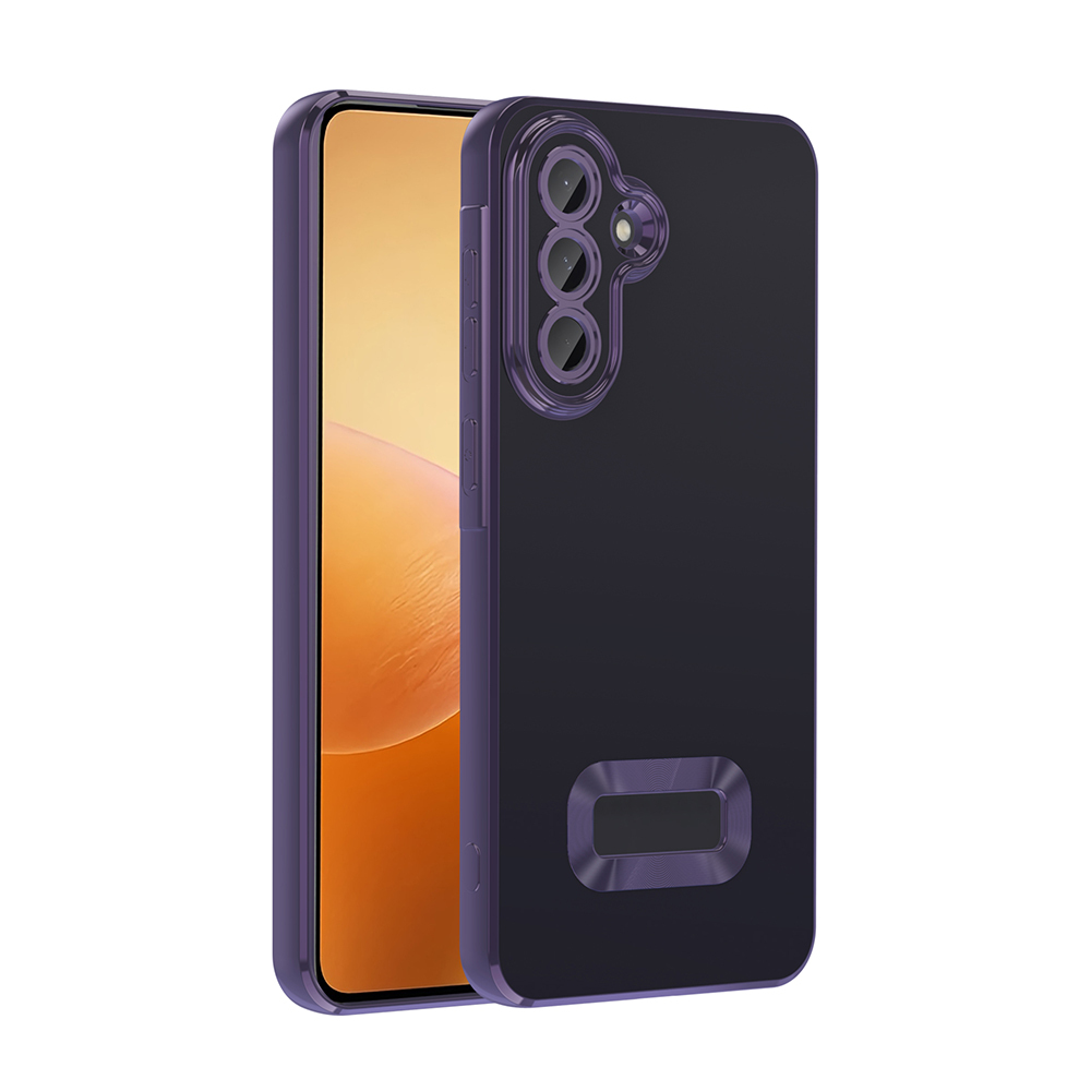 Samsung Galaxy A36 Uyumlu Kılıf Kamera Korumalı Logo Gösteren Zore Omega Kapak