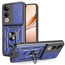 Vivo V50 Lite 4G Uyumlu Kılıf Magnetik Standlı Kamera Korumalı Zore Sürgülü Vega Kapak