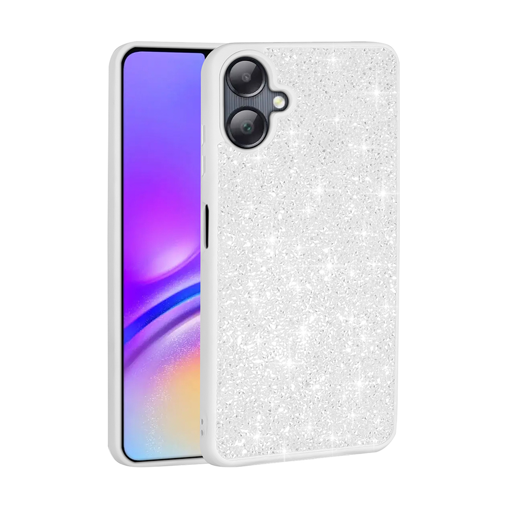 Samsung Galaxy A06 Uyumlu Kılıf Parlak Taşlı Tasarım Zore Pırlanta Kapak