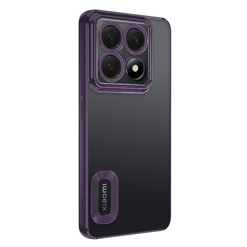 Xiaomi 14T Pro Uyumlu Kılıf Kamera Korumalı Logo Gösteren Zore Omega Kapak