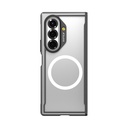 Samsung Galaxy Z Fold 7 Uyumlu Kılıf M-safe Şarj Özellikli Airbagli Raptic Shield Serisi Şeffaf Arka Yüzey Kapak