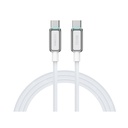 Recci RS42CC Lamp Display Serisi Type-C to Type-C PD 240W Hızlı Şarj Özellikli Data ve Şarj Kablosu 1.5M