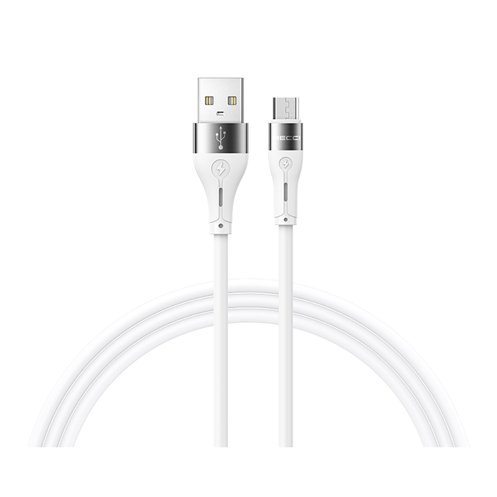 Recci RS11M Swift Serisi USB-A to Micro 2.4A Hızlı Şarj Özellikli Data ve Şarj Kablosu 1M