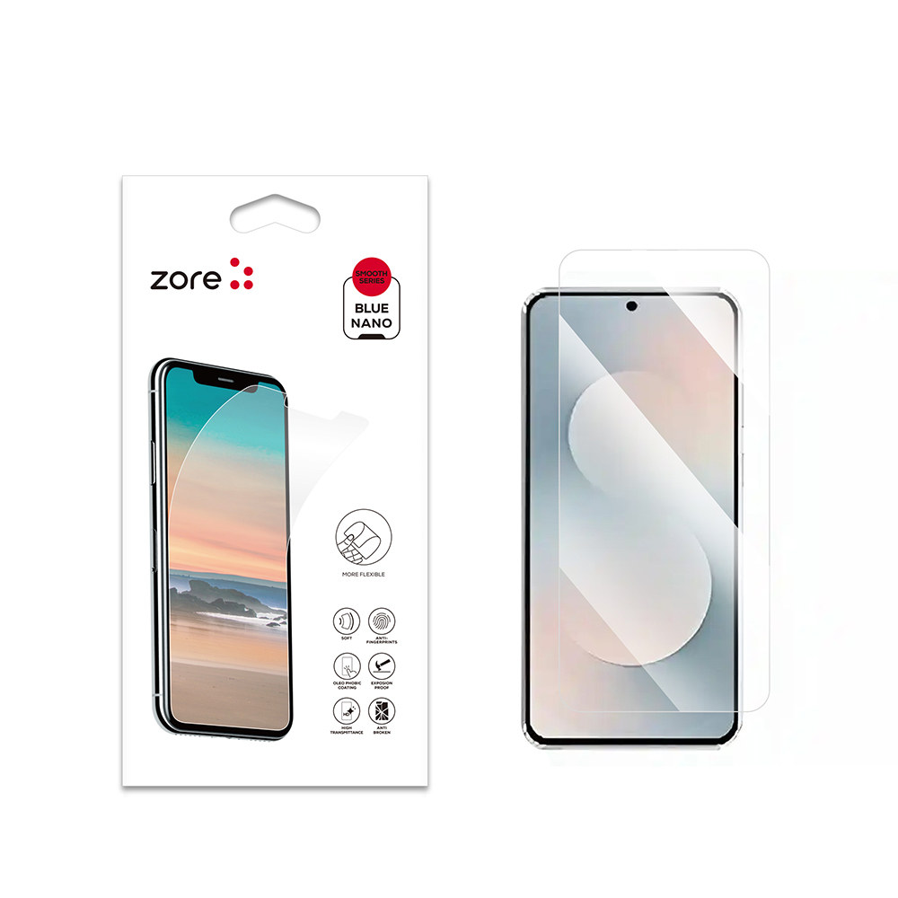 Samsung Galaxy S25 Uyumlu FE Zore Blue Nano Ekran Koruyucu