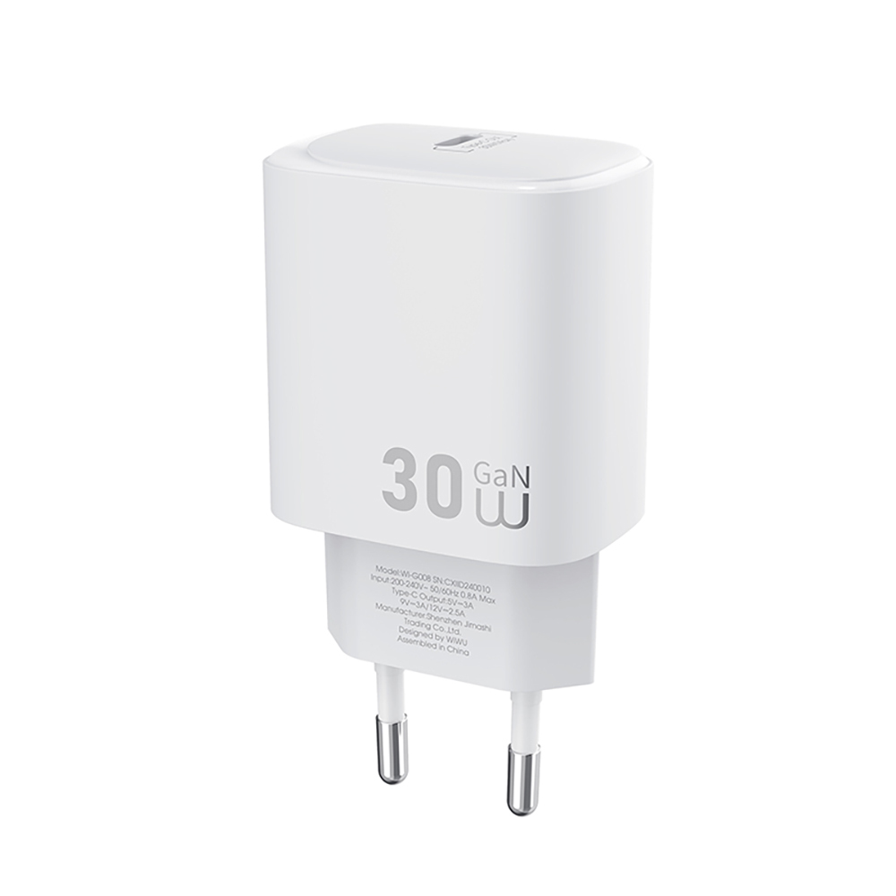 Wiwu Wi-G008 Essen Serisi GaN Tech PD Hızlı Şarj Özellikli Şarj Başlığı 30W